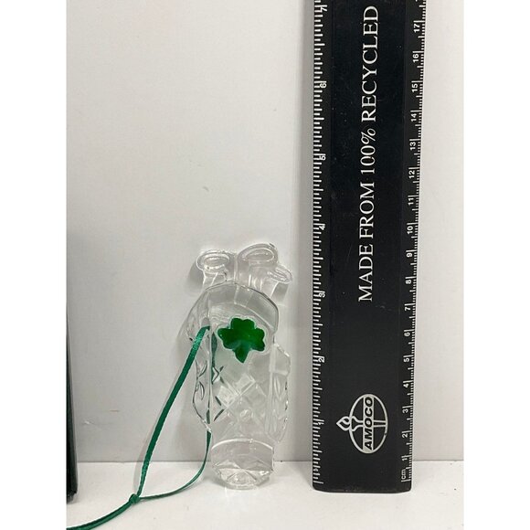 Galway Crystal Golf Club Ornament Ireland with box - Picture 5 of 6